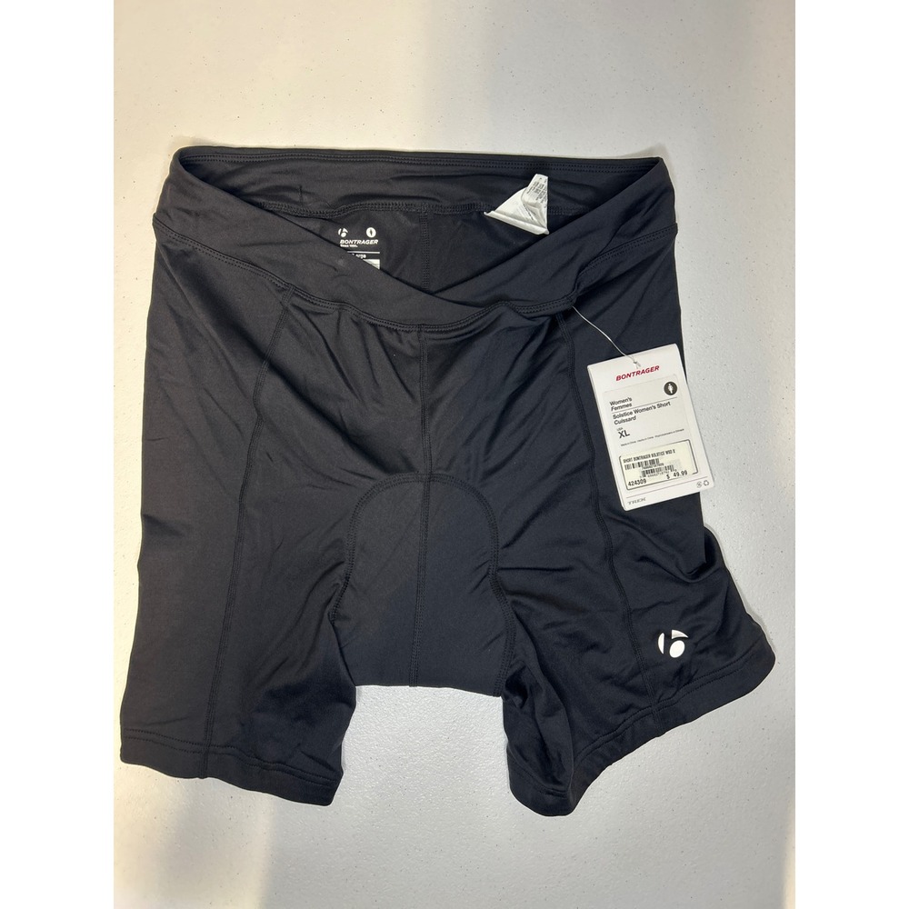 Bontrager Cycling Shorts Women XL Black Solstice WSD Padded Athletic New NWT